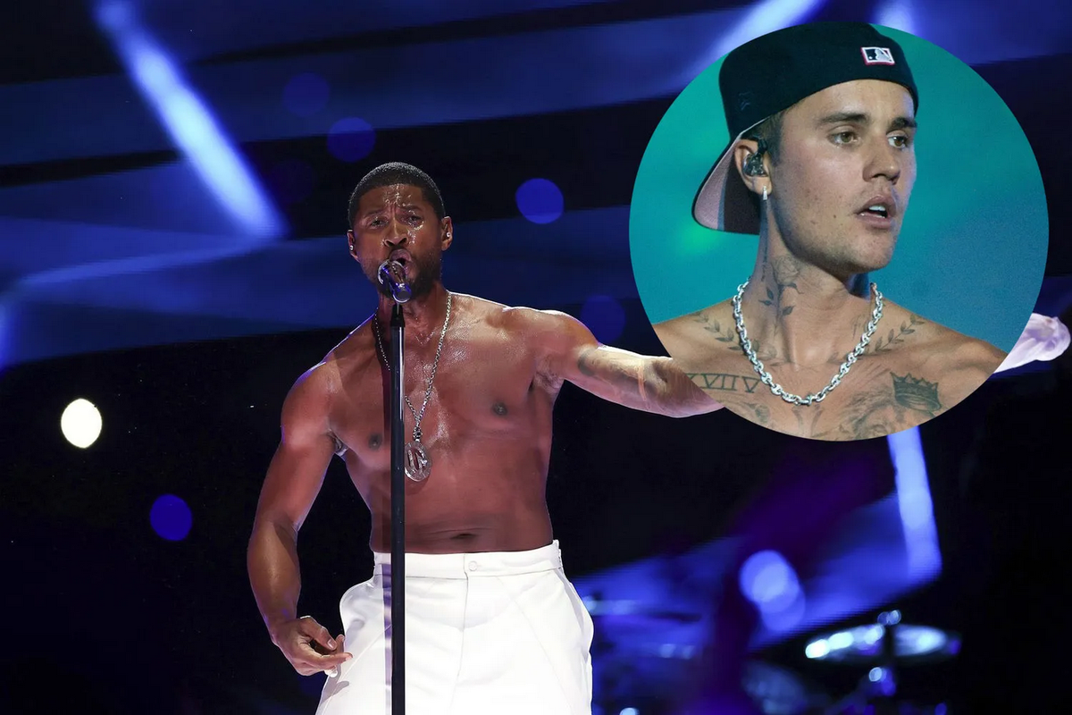 ¿Por qué Justin Bieber no cantó junto a Usher en el Super Bowl LVIII?