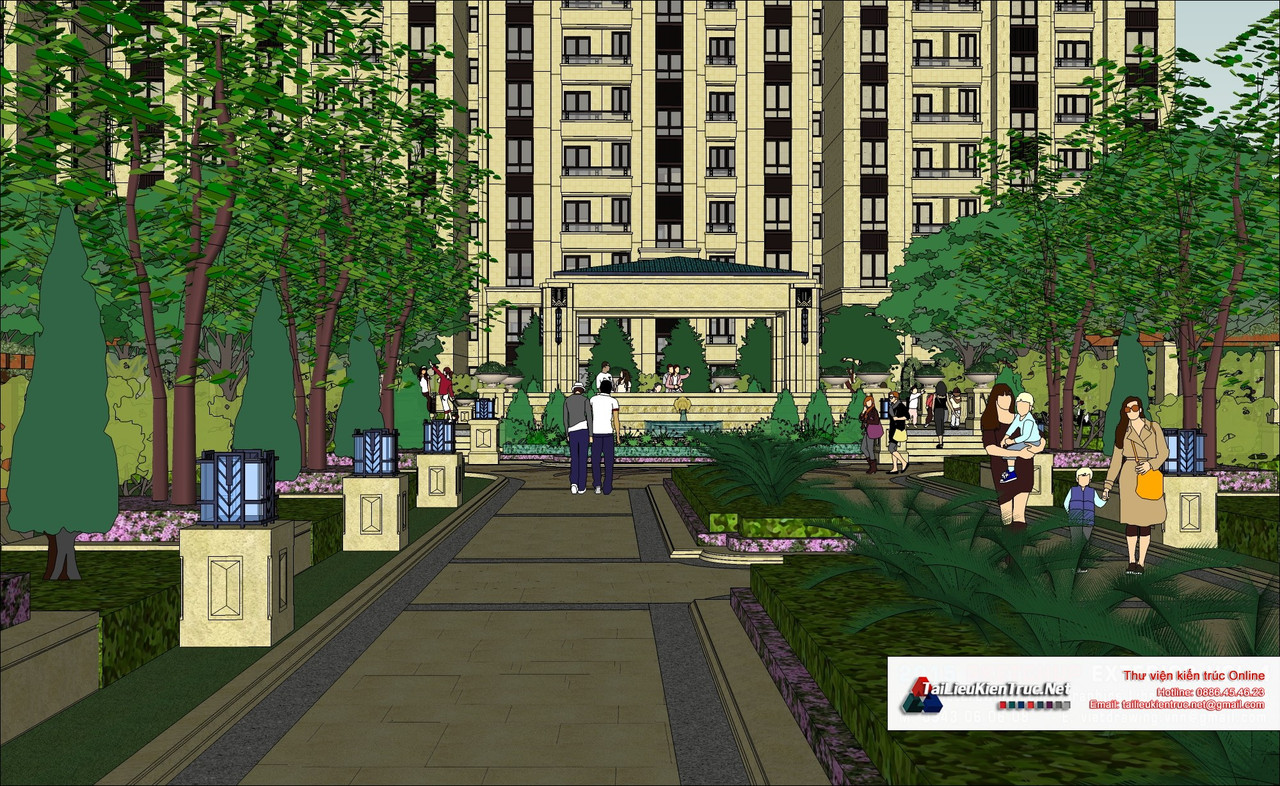 9-model-phoi-canh-3d-file-sketchup-biet-thu-lau-dai-phap-co68 (5