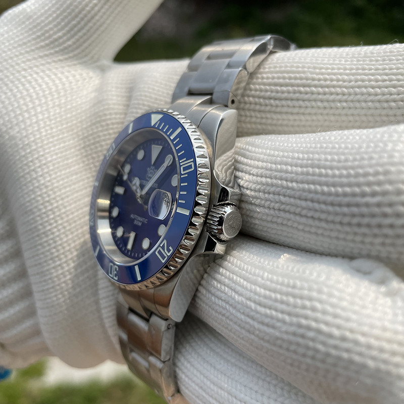 Steeldive SD1953 Blue Sub 300M Automatic Diver Watch photo 5