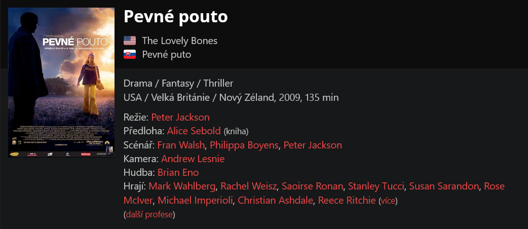 Re: Pevné pouto / Lovely Bones, The (2009)