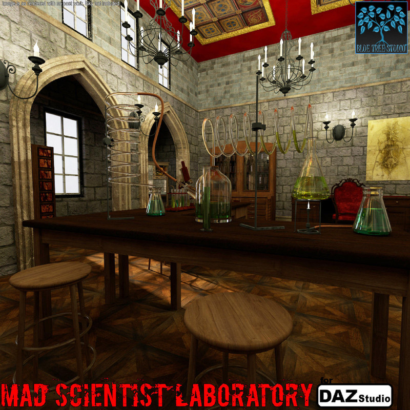 Mad Scientist Laboratory for Daz Studio