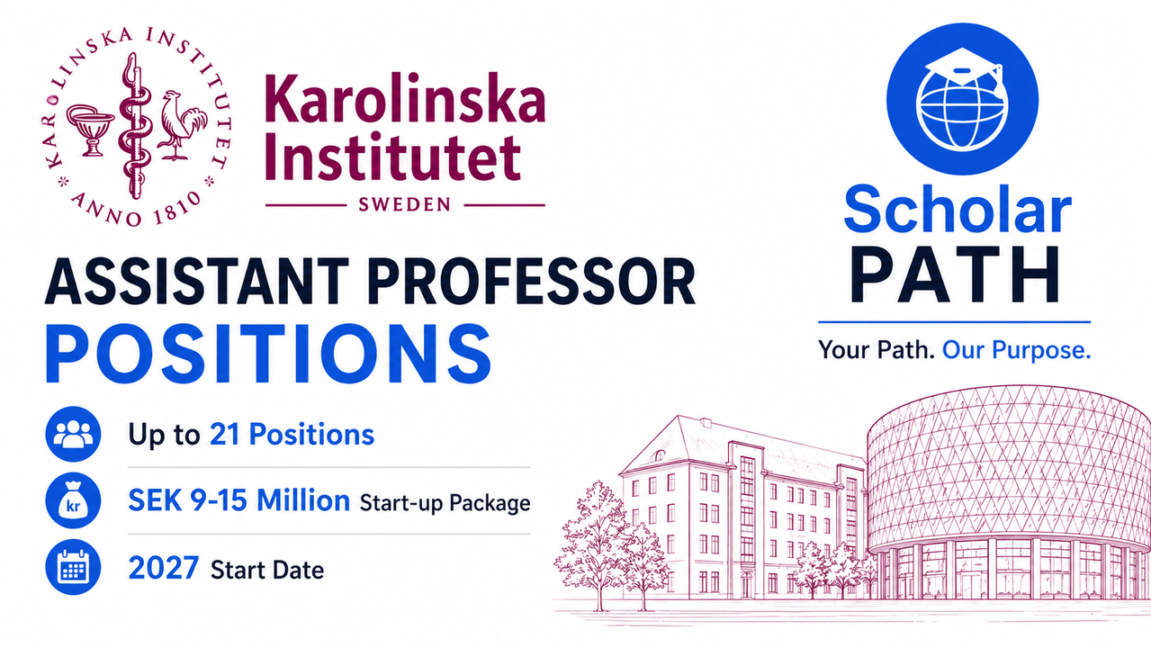 Karolinska Institutet Assistant Professor Recruitment Program 2026