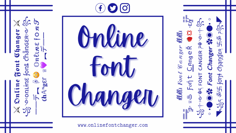 online font changer stylish
