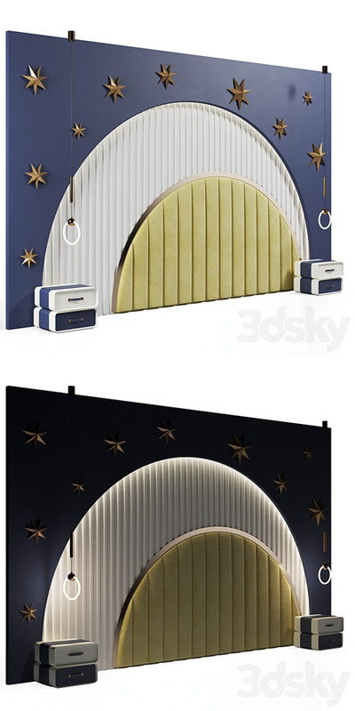 Headboard in nursery 01