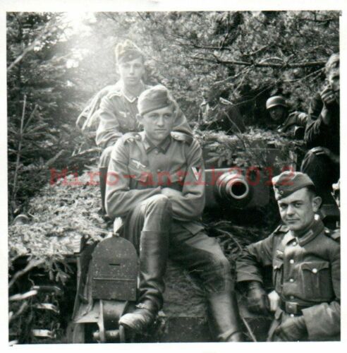 Original  Foto, 2. A.E.A.96, Sturmgeschütz Übung in Wischau, Tschechien, 1942 (4)