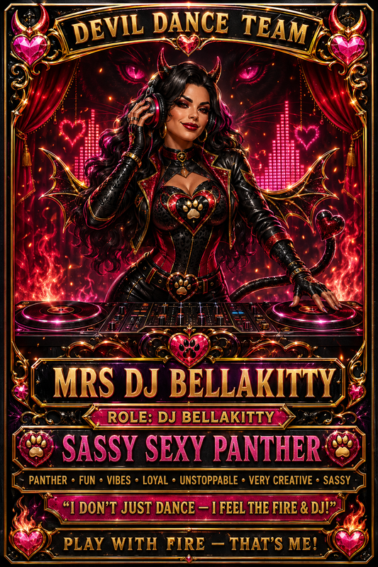Devil Dance Team — Mrs DJ BellaKitty