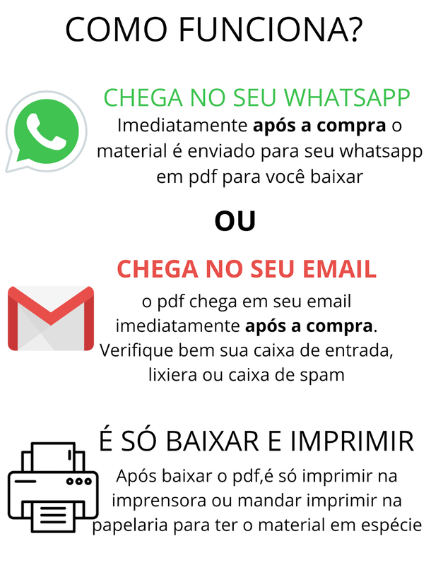 Como receber seu material