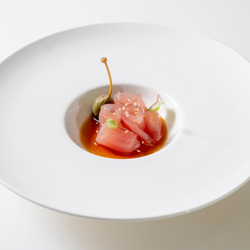 221. Carpaccio tonno-6 pezzi