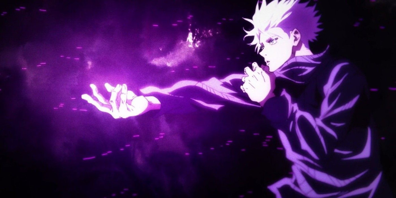 Jurus Terkuat Gojo Urutan Pertama Adalah Purple, yang Merupakan Gabungan Dari Red dan Blue
