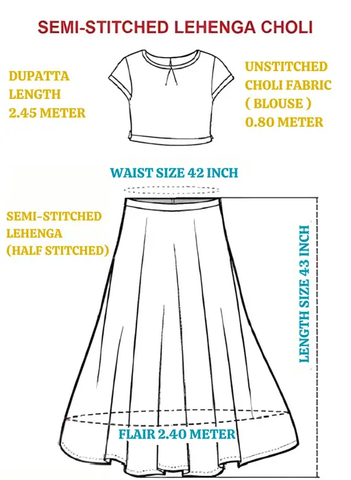 Elegant Peach Net Lehenga Choli by Gopinath Enterprise - Semi-Stitched Blouse with Extra Inner and Dupatta, Ideal for Weddings, Festivals, and Parties (R225)