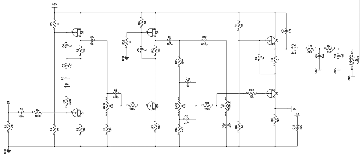 Perf and PCB Effects Layouts: Catalinbread SFT