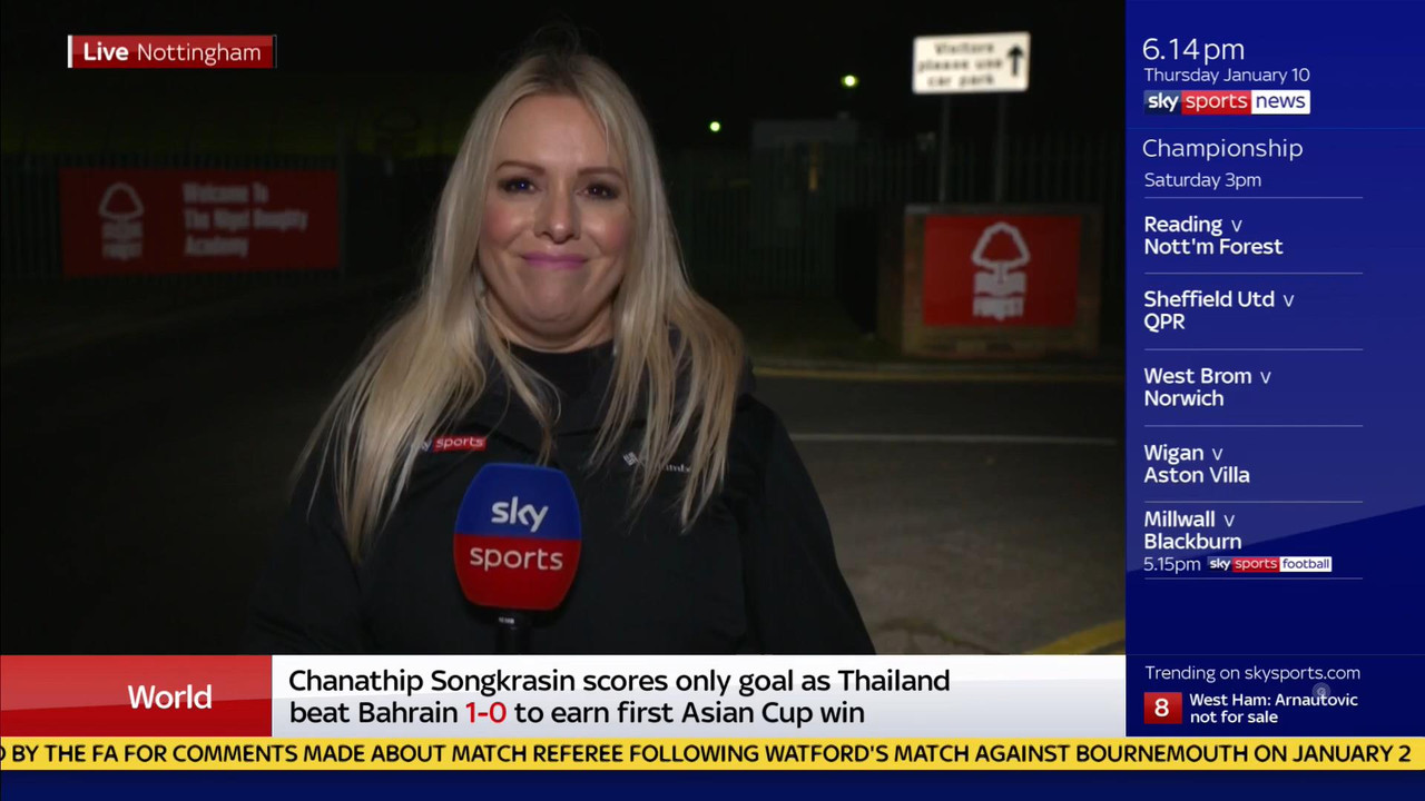 10 January - 18.00.00 - Sky Sports News At 6 2019. A comprehensi
