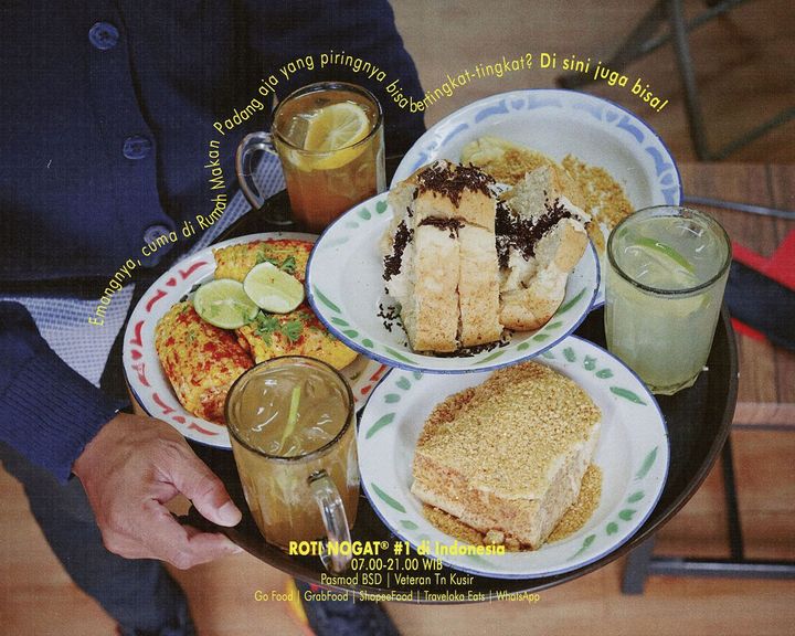 Roti Nogat Dukuh Atas, tempat sarapan dekat Stasiun Sudirman Jakarta.