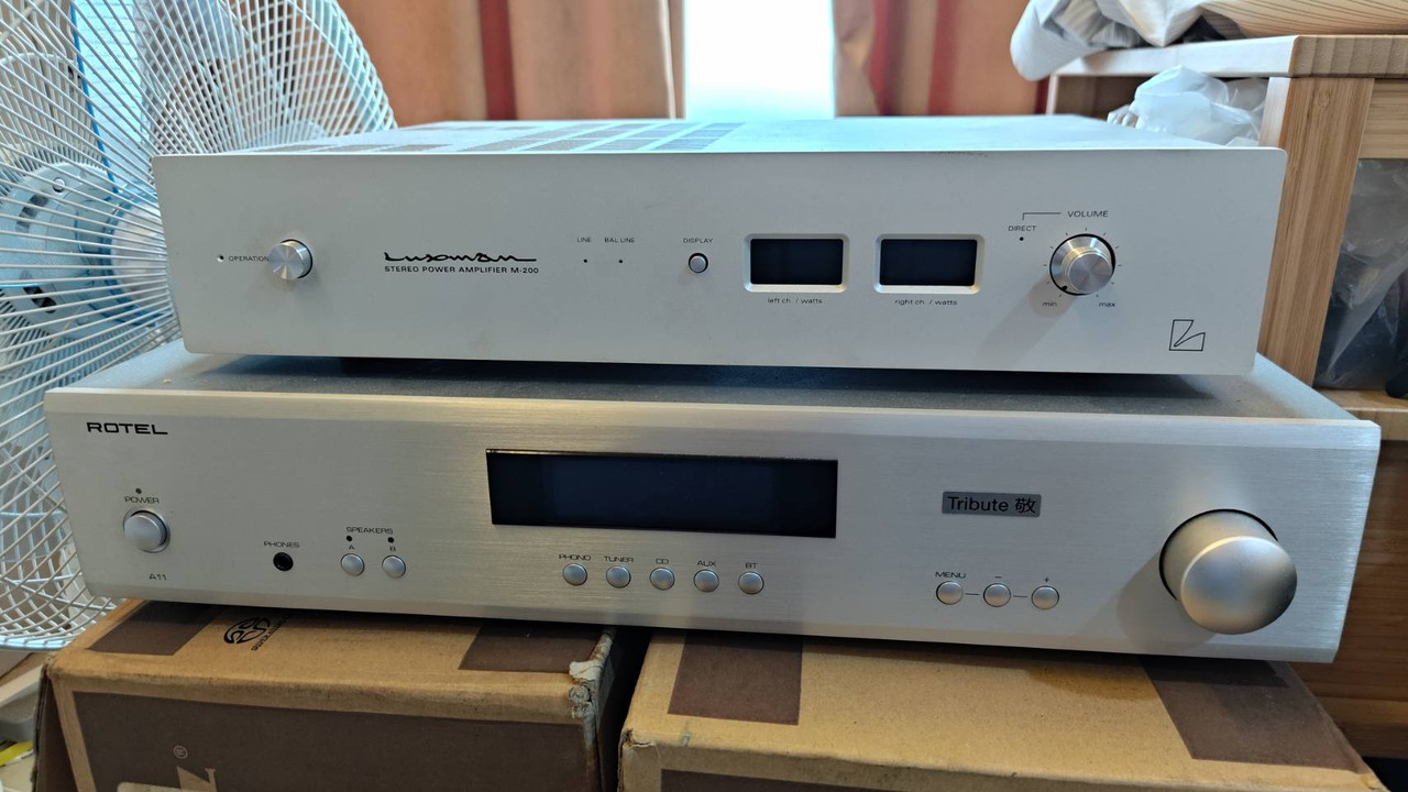 1円スタート！】LUXMAN ラックスマン パワーアンプ M-200 W1219002