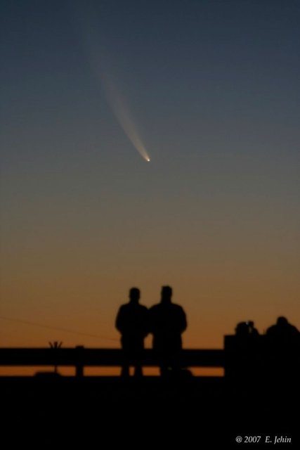 el fantabuloso cometa McNaught