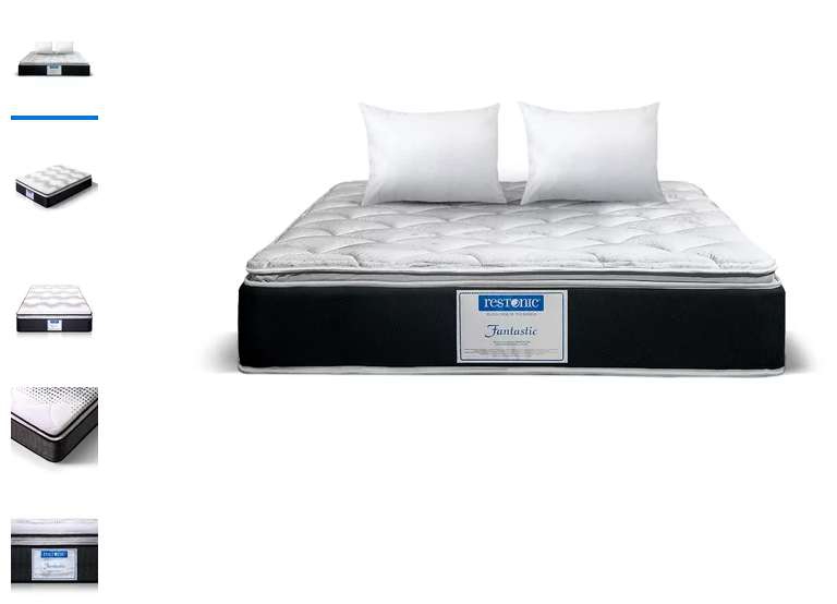 Walmart: Colchon Individual Restonic Fantastic + 2 almohadas de Regalo Restonic