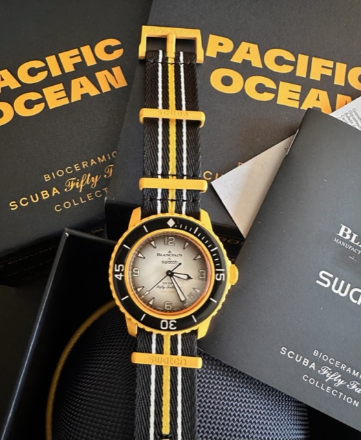 Blancpain X Swatch, Pacific Ocean Scuba Fifty Fathoms   WatchUSeek