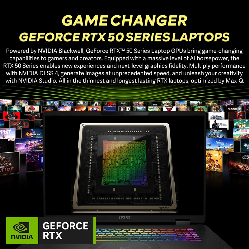 6 GPU Msi Crosshair 18 HX AI 18 240Hz Display Ultra 9 275HX RTX 5070