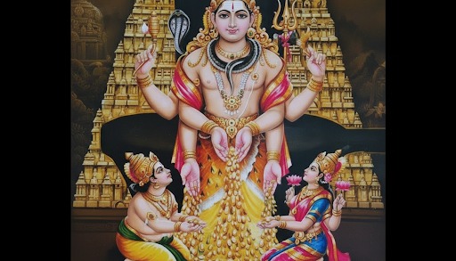 The primary sacred offering is the Swarna Akarshana Bhairavar Maha Prasadam, which typically includes Panakam (Jaggery-based elixir) and Urad Dal Vadai (Black Lentil Fritters).