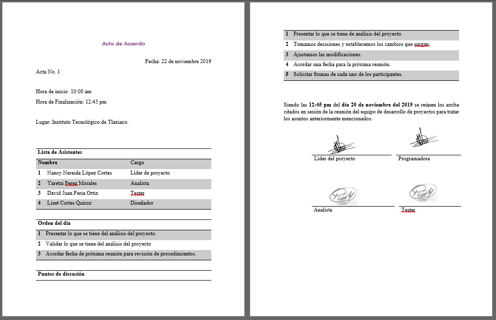 Reunión de planificacion