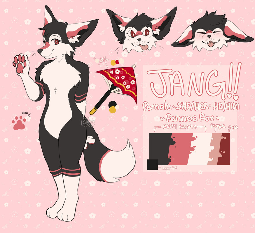 Jang The Fennec Fox | @JangGeoli (Outfit) (Gift) Minecraft Skin