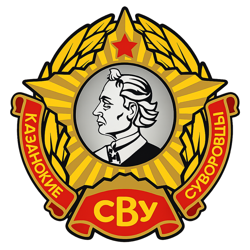 Логотип Казанского суворовского военного училища