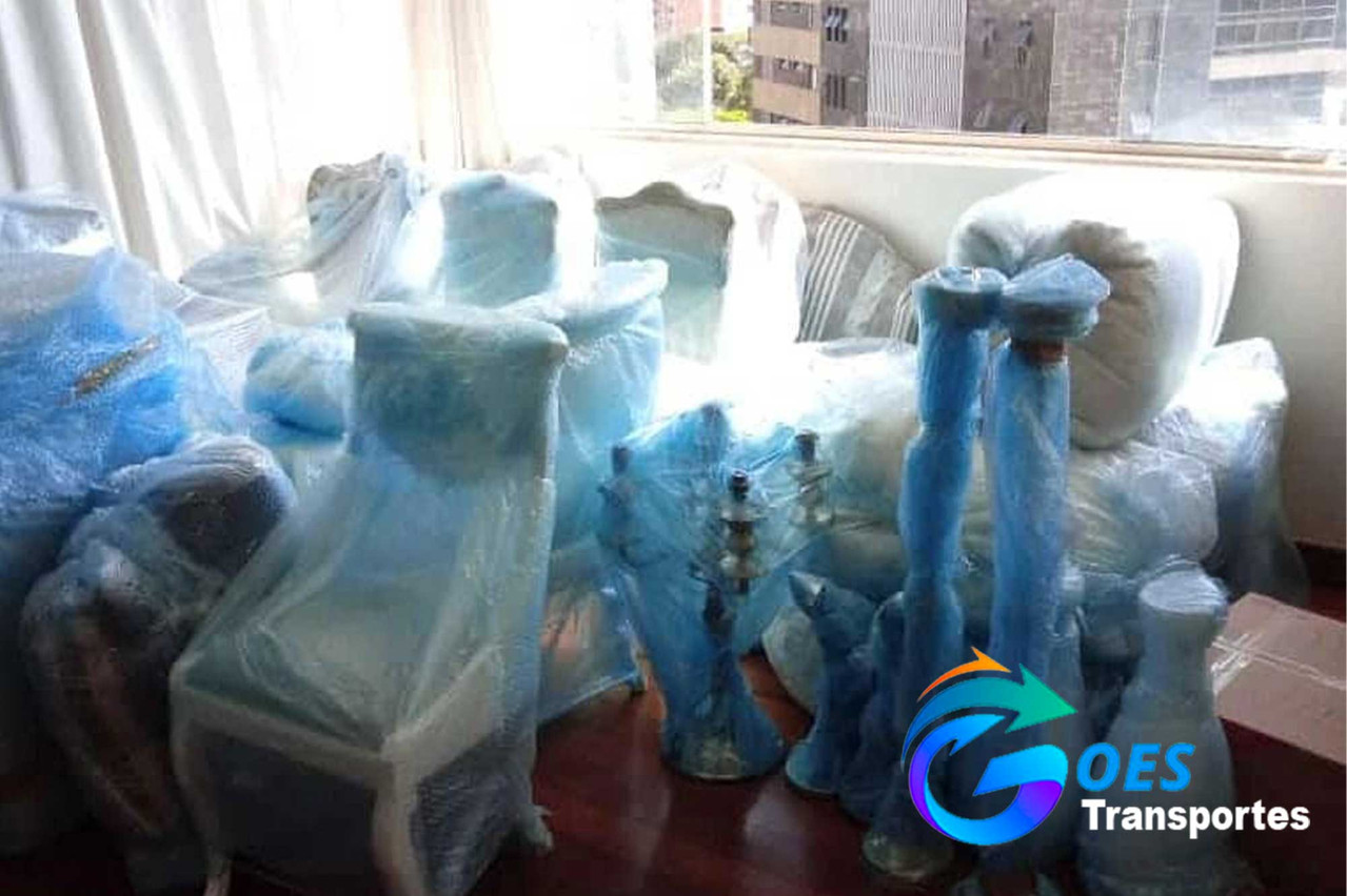 Embalagem profissional para mudanca