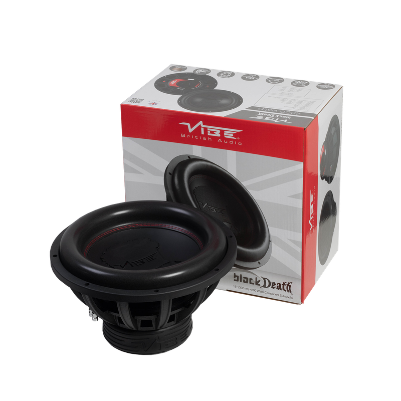VIBE 15 INCH 3600 WATT SUBWOOFER BLACKDEATH15D2 16OO WATT RMS BASS