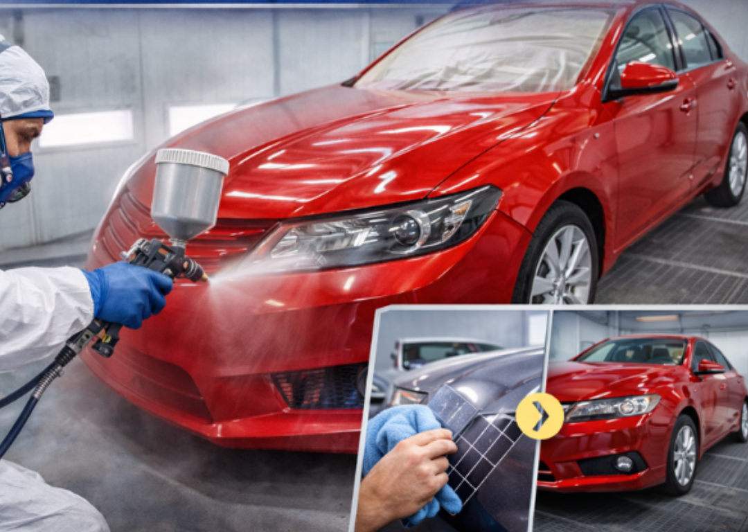 Professional car painting service Hyderabad