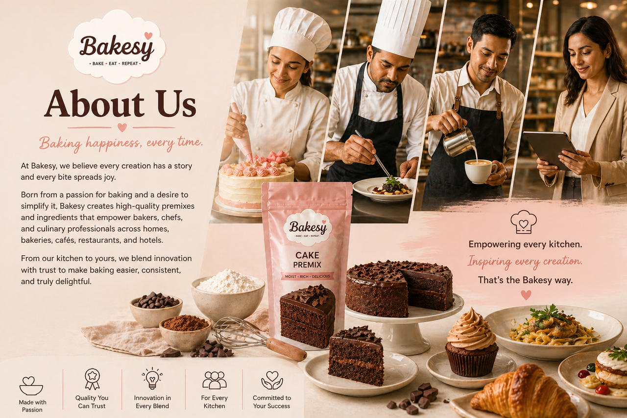 Premium ingredient sourcing by Bakesy for bakery and HoReCa