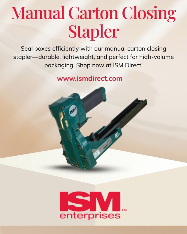 Manual Carton Closing Stapler