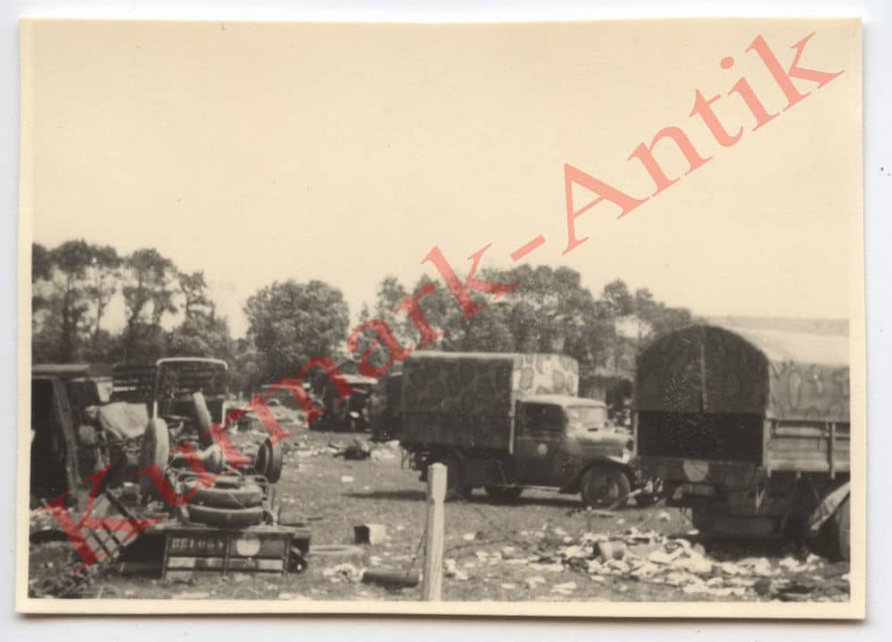 Foto Wehrmach Frankreich Dünkirchen Malo Bray Du