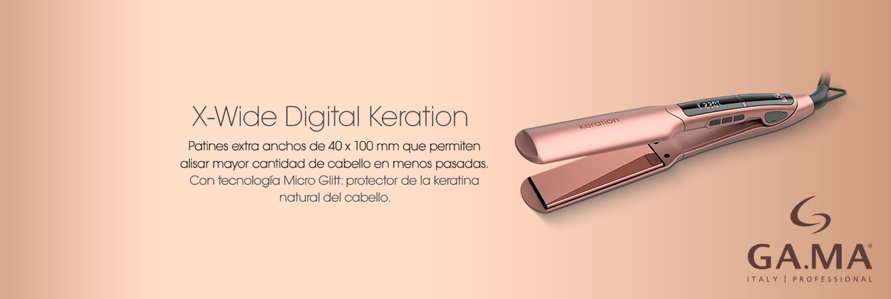 Keration Plancha Gama Digital Keration Plancha De Cabello Elegance