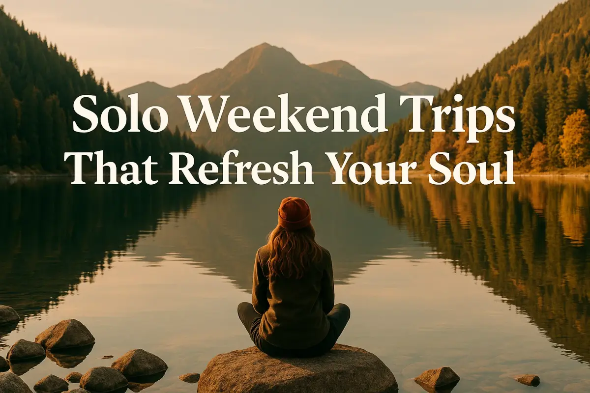 Solo Weekend Trips Work Wonders