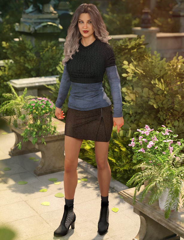 Cookies And Cocoa Outfit for Genesis 8 Females Cookies And Cocoa Outfit for Genesis 8 Females