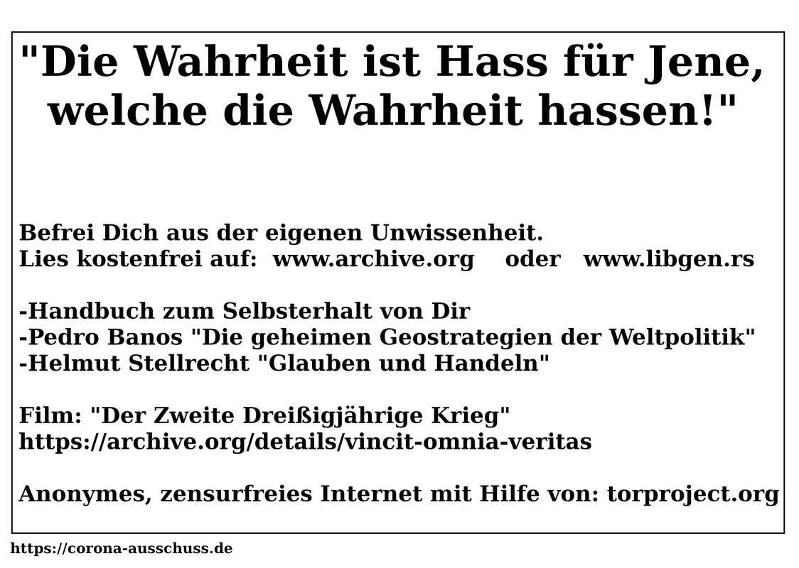 Deutscher  Freiheitskampf Die Wahrheit