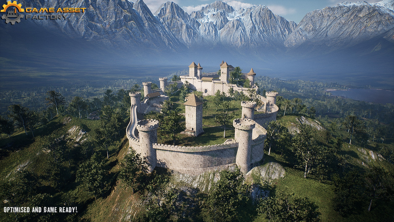 Medieval Castle Modular Vol 1 (UNREAL ENGINE)