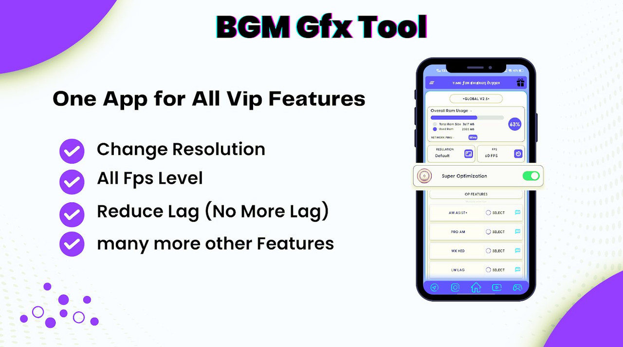 Unduh gratis BGM GFX 2.6 Pembaruan Apk