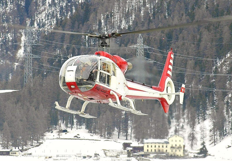 SA341G HB-ZEU (cn 1111) Samedan Swz 9 Jan 05 (Marco Pianca) e