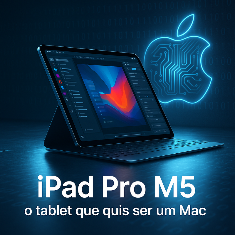 ⚡ iPad Pro M5: o tablet que quis ser um Mac — e quase conseguiu
