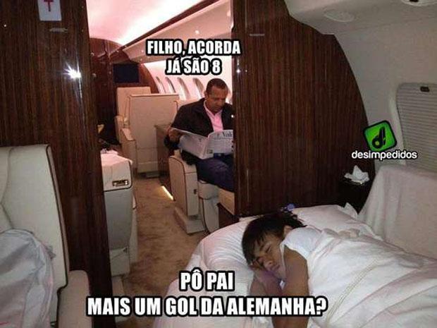 Mesmo sem jogar, Neymar também sofreu com os memes | Crédito: Reprodução/Internet