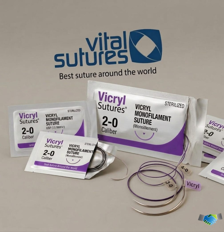 Caja de sutura Vicryl Vital Sutures calibres disponibles