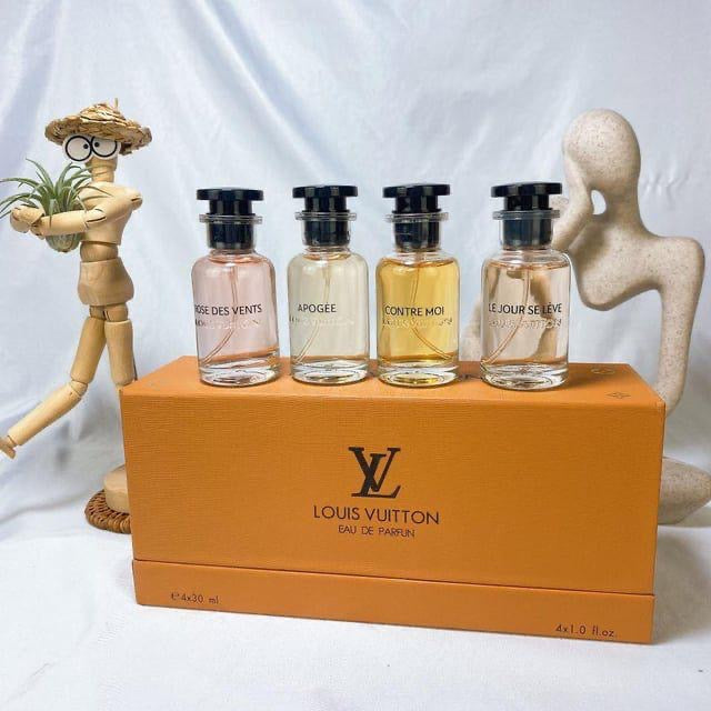 Louis Vuitton Mini Perfume set of 4 perfumes . 30 ML each bottle.