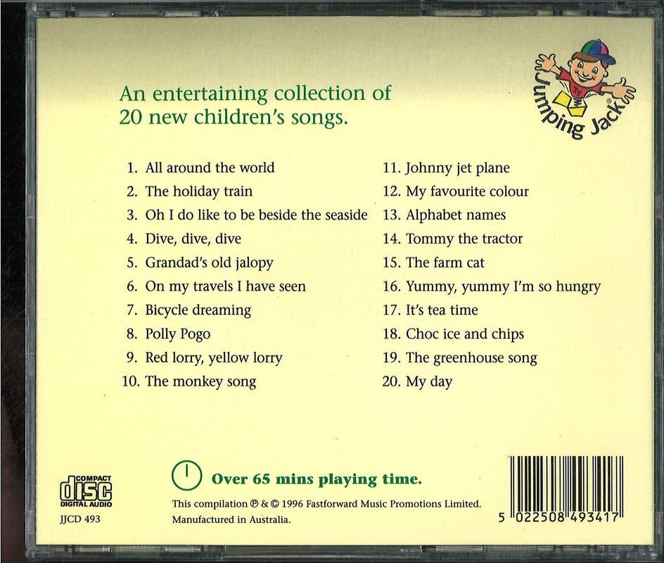 589 NEW SEALED (CD) 20 NEW CHILDRENS SONGS - Picture 2 of 3