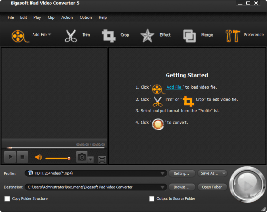 Bigasoft iPad Video Converter 5.7.0.8427