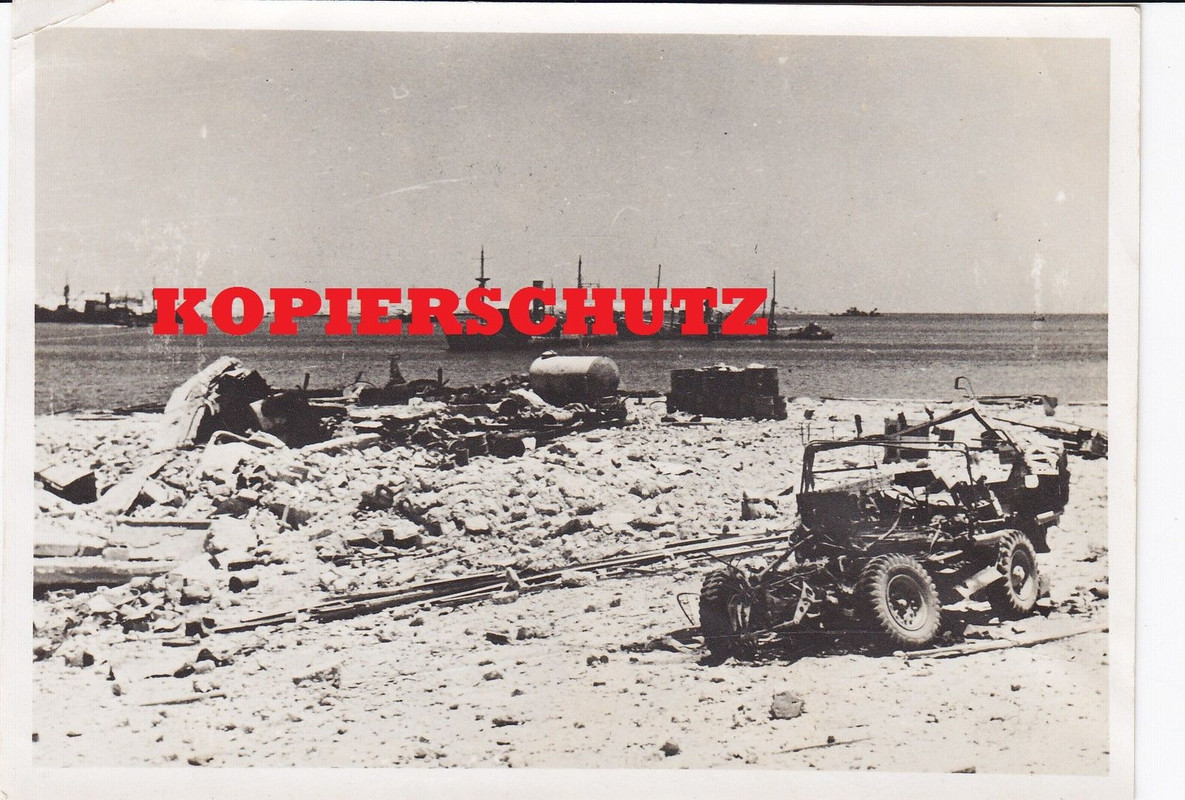 Afrikakorps DAK zerstörter englischer Militär Je