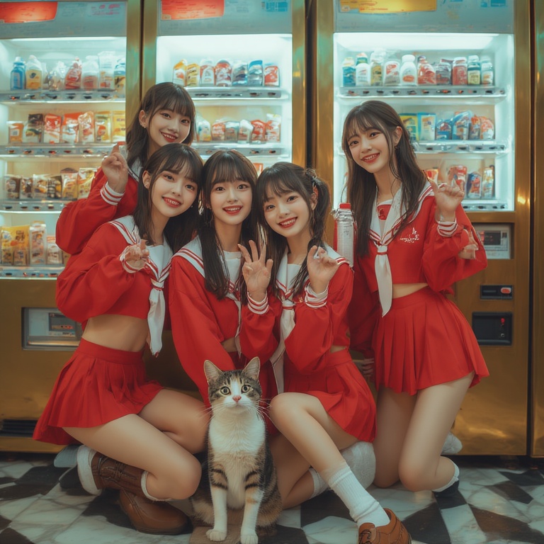 Four-young-Asian-women-20s-pos-(44)