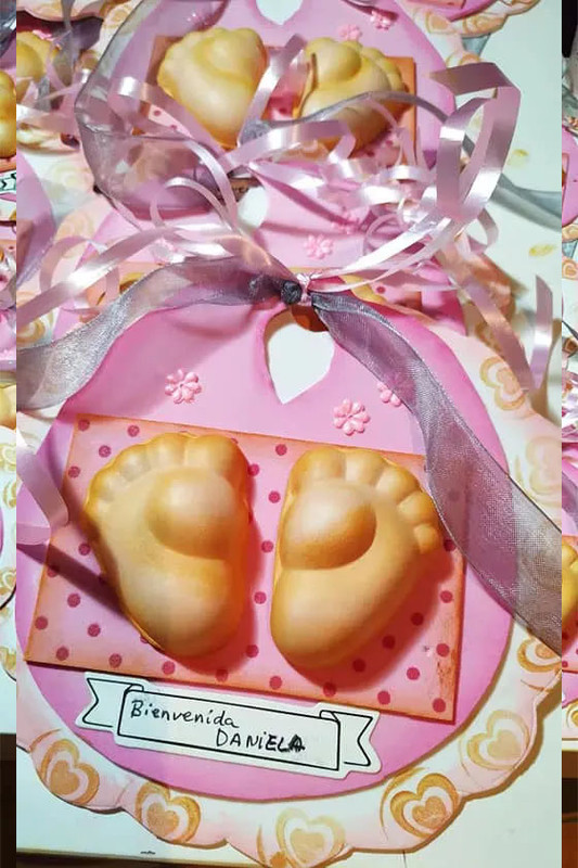 Molde para fomy Pies descalzos Termoforma e inyector de manualidades