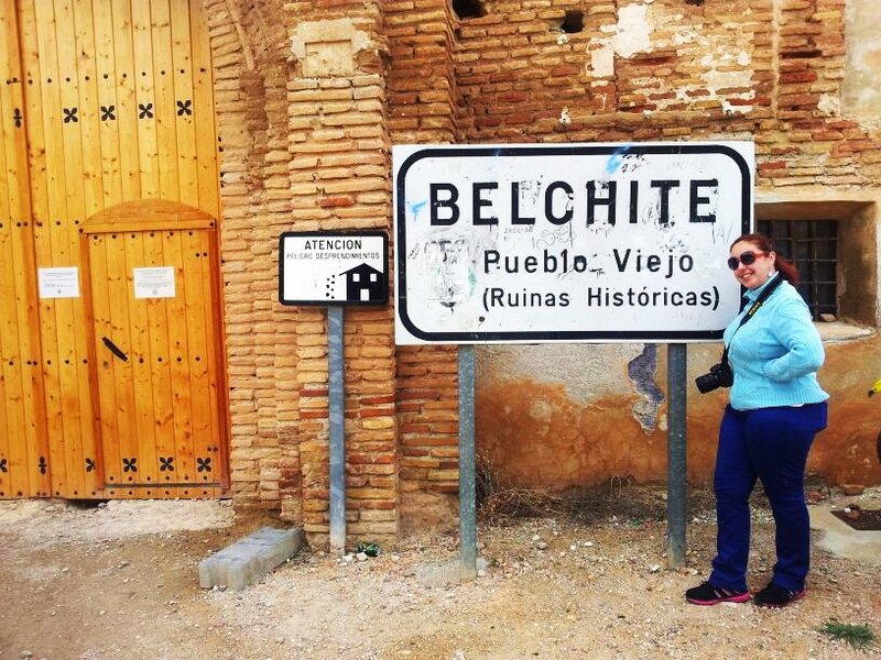 BELCHITE VIEJO-24-4-2014-ZARAGOZA - Pueblos y lugares abandonados/deshabitados-2011 AL 2024 (40)