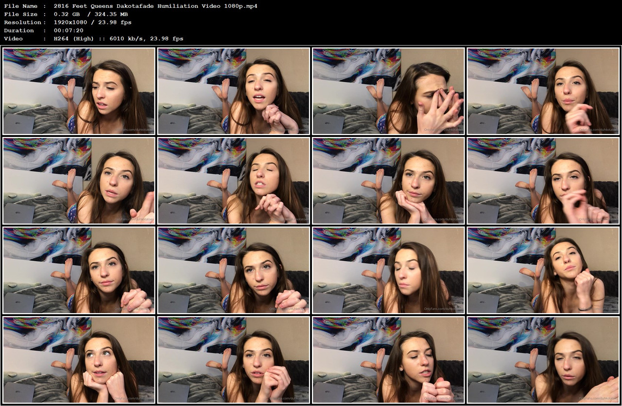 2816 Feet Queens Dakotafade Humiliation Video 1080p mp4
